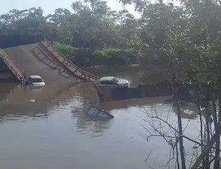 Tragédia- Ponte despenca em rodovia BR-319 no Amazonas 