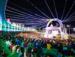 Nova Igreja Batista apresenta prévia do espetáculo "Um Sonho de Natal" no anfiteatro da Ponta Negra