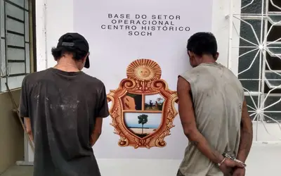  Guarda Municipal da Prefeitura de Manaus prende homens em flagrante durante furto a prédio público