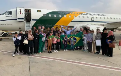 Brasileiros repatriados de Gaza já estão a caminho do Brasil 