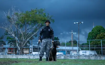 Polícia Militar do Amazonas desenvolve treinamento de cães policiais para ações do Sistema de Segurança