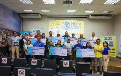 Prefeitura entrega mais R$ 150 mil em premiações aos contemplados do segundo sorteio da Nota Premiada